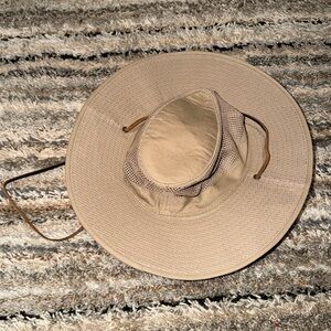 Duluth Trading Wide Brim Sun Hat in Light Khaki Size Small